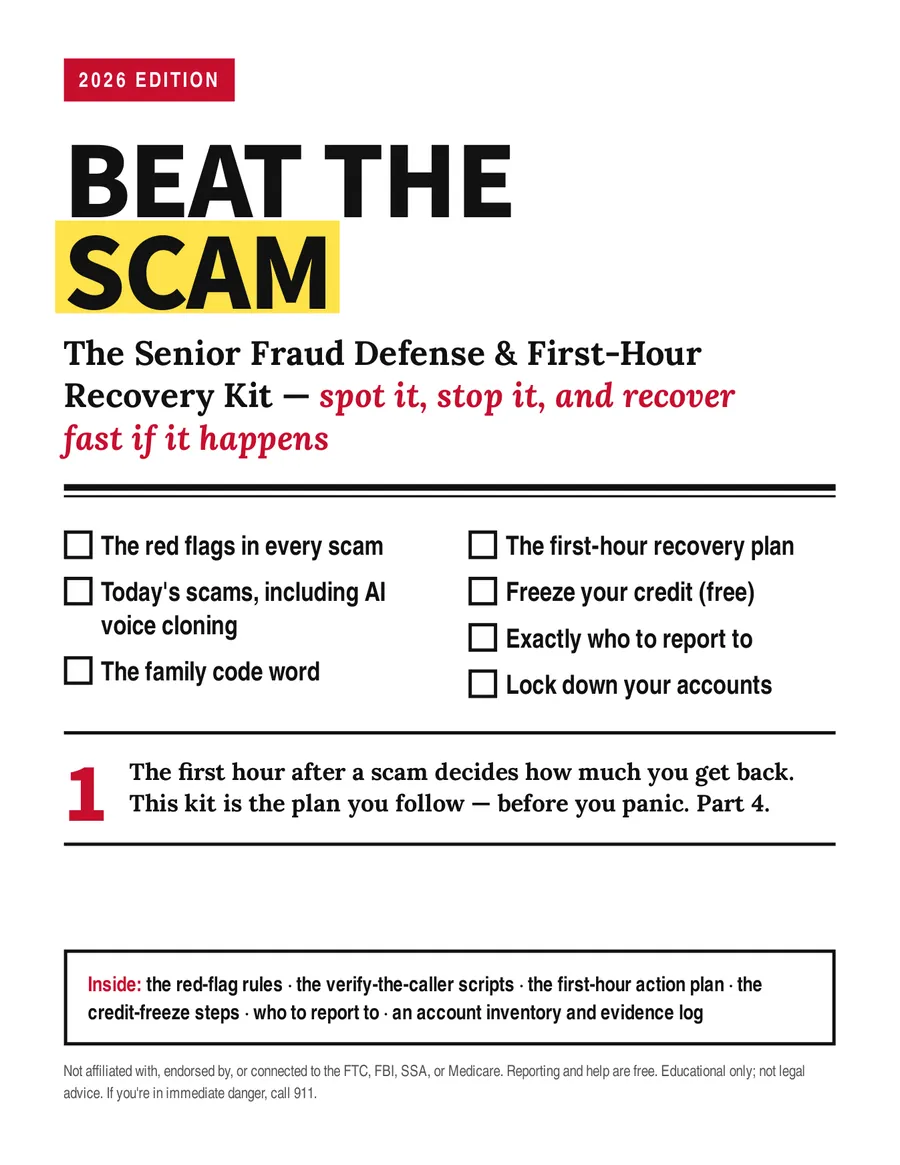 The Senior Fraud Defense & First-Hour Recovery Kit