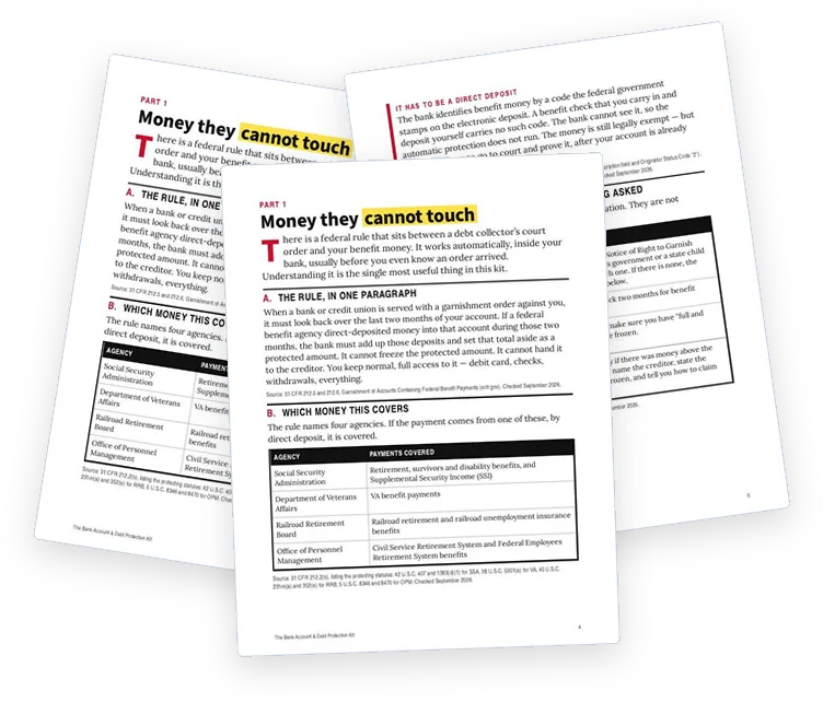 A sample page from Money They Cannot Touch