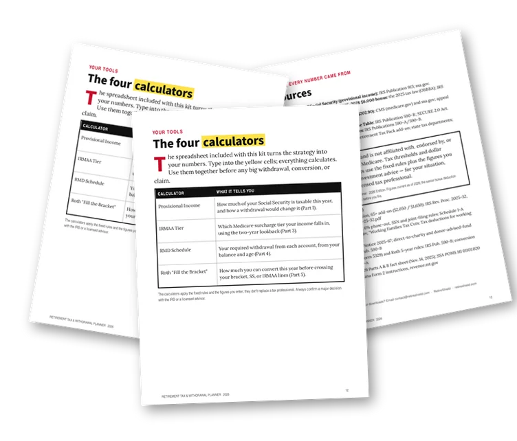 A sample page from The Four Calculators and Sources