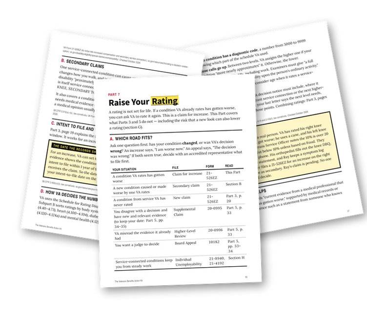 A sample page from Raise Your Rating